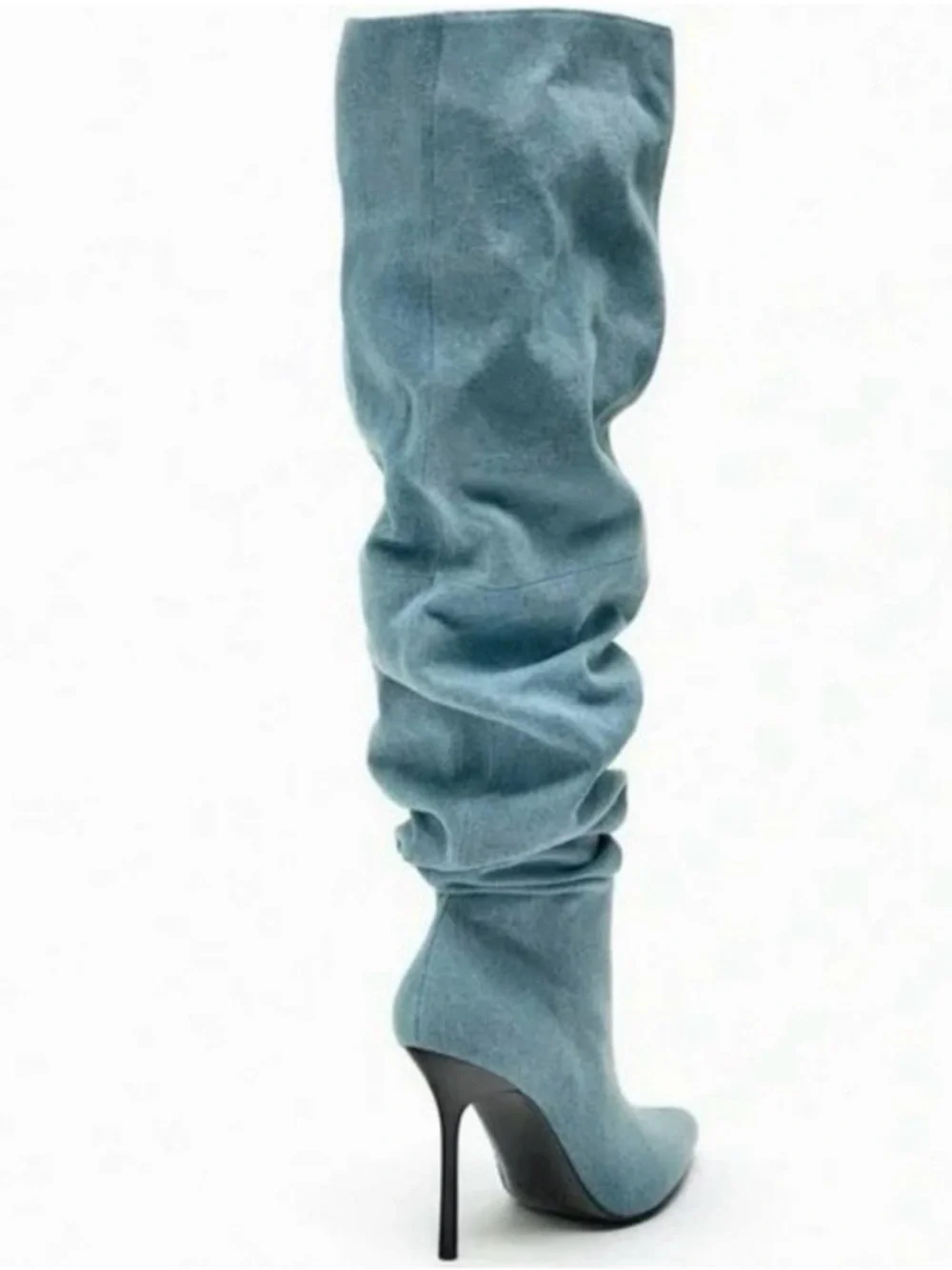 NEW! Zara denim over the Knee Boots